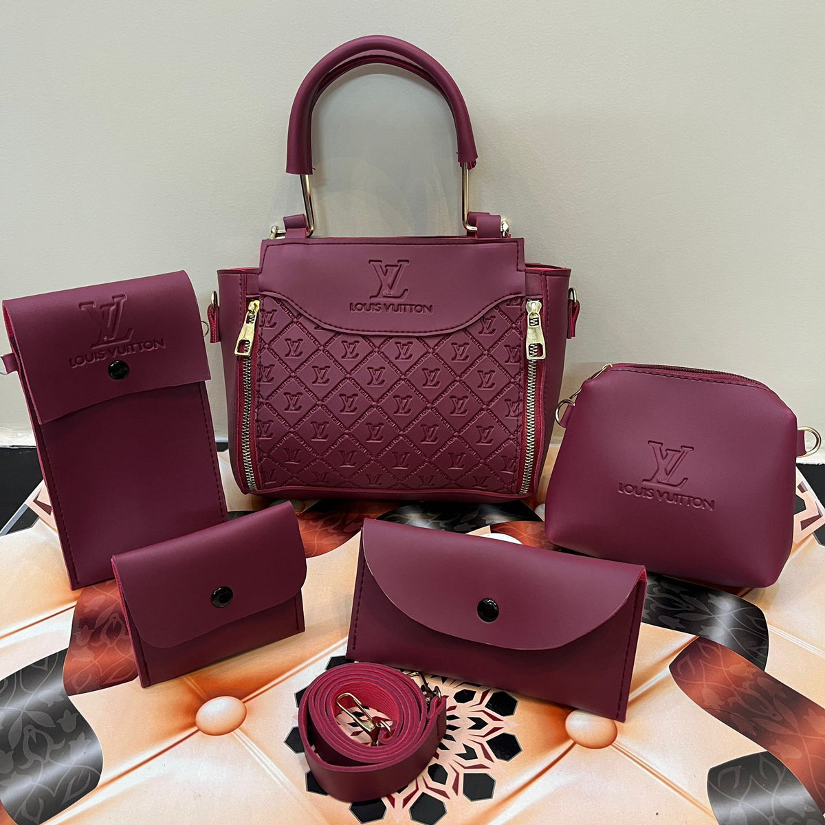 Louis Vuitton 5-Piece Luxury Handbag Set