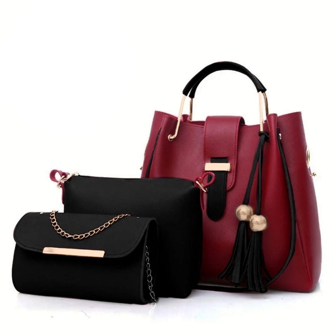 Luxurious 3-Piece Handbag Set