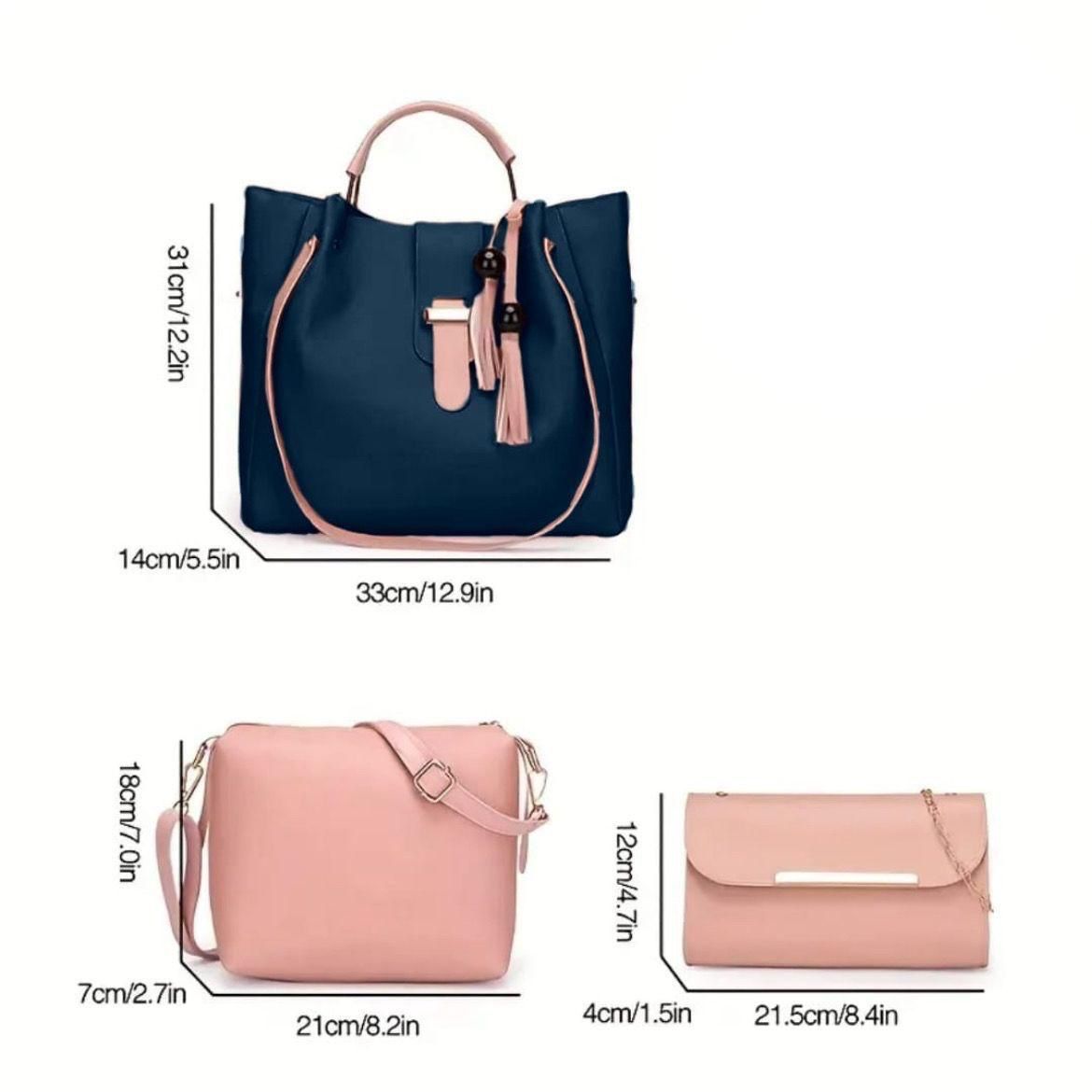 Luxurious 3-Piece Handbag Set